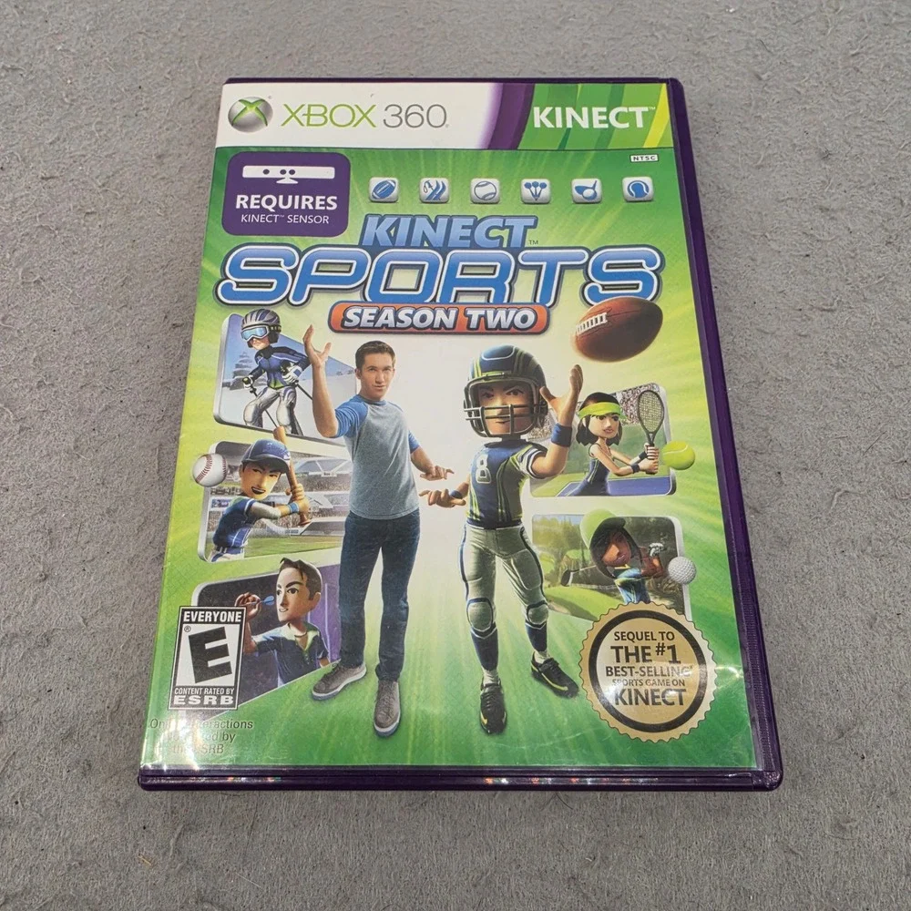 Kinect Sports Season Two Xbox 360 Microsoft‎ 2011 CIB Complete Sports Game
